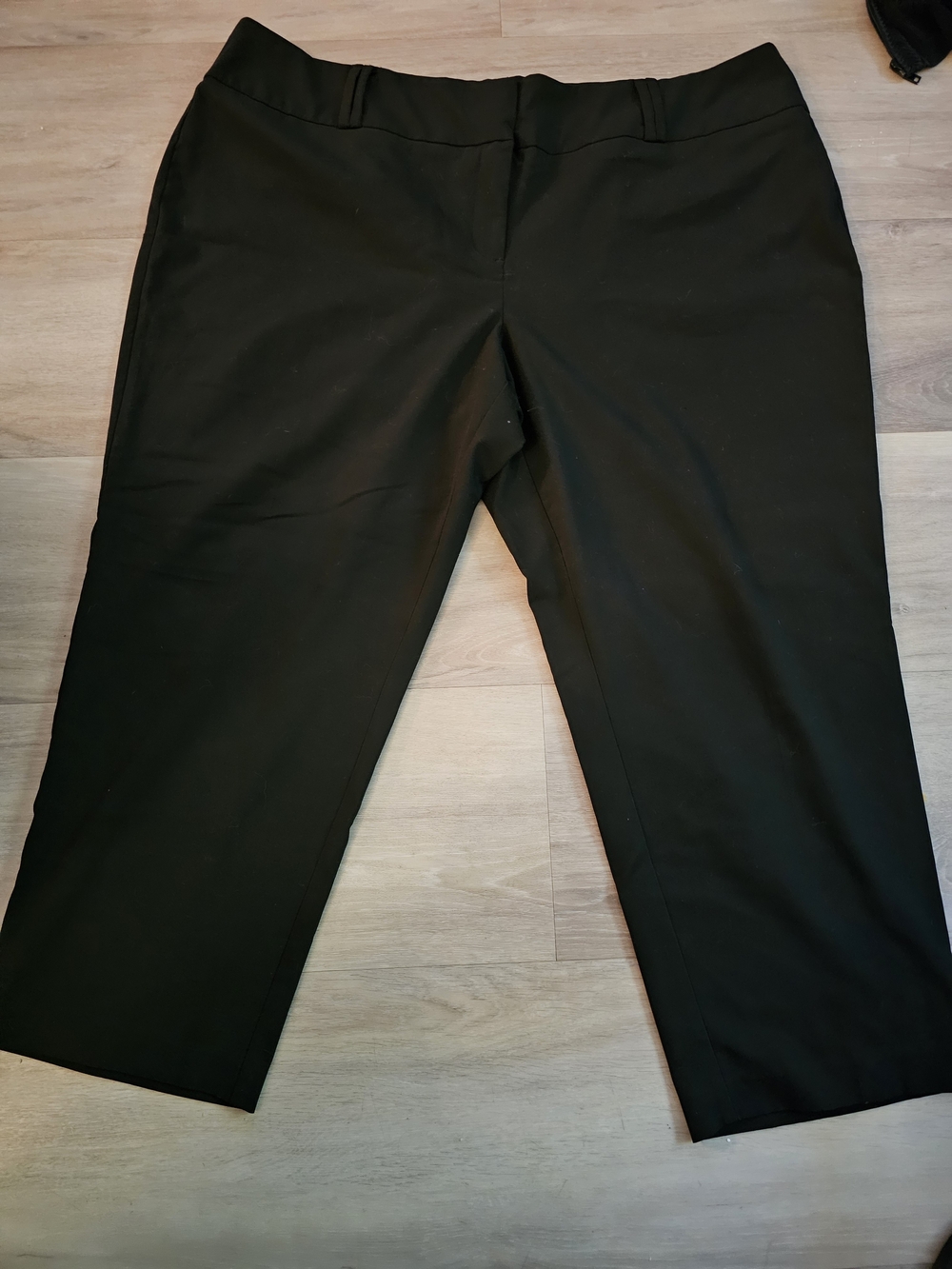 Avenue Studio Plus 22W Black Straight Leg Dress Pants